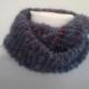 Sciarpa lavorata a maglia-knitted scarf-Infinity scarf-wool-Soffice e calda sciarpa-Fatta a mano-Fatta in Italia