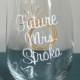 Future Mrs Personalized Stemless Wine Glass