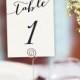 Table Numbers Printable 1-40 Template In TWO Sizes, Wedding Table Seating Template, Table Number Cards, Editable Wedding Printable, 
