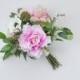 Silk Bouquet - Artificial Bouquet, Wedding Bouquet, Peony Bouquet, Boho Bouquet, Garden Bouquet, Wedding Flowers, Silk Flowers, Arrangement
