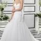 Fit N Flare Sweetheart Tulle Floor Length Court Train Wedding Dress With Ruching - Compelling Wedding Dresses