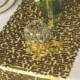 Gold Sparkling Sequin Table Runner Wedding Table Runner - More colors available also