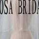Bridal Veil New White / Ivory 2T Wedding Veil Comb Handmade White beaded Beads Pearl Bride Veil