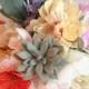 Custom artificial silk wedding flower package in your event colors, keepsake wedding bouquet, wedding set, wedding flowers sale