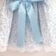 Baby white and blue ceremonial robe