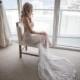 Bohemian Lace Weddin Dress, Open Back Wedding Dress, Custom Design Sleeveless Mermaid Wedding Dress