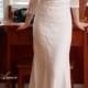 Retro Design 3/4 Sleeve Lace Bridal Wedding Dress Gown. Perfect For Woodland/Beach Wedding