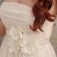 Bridal gown belt, floral dress sash, wedding belt, bridal accessory, whimsical wedding, bridal gown sash, ivory wedding accessories