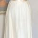 Vintage Wedding Dress - 1950s Priscilla of Boston - Bonwit Teller - Ivory Organza Wedding Gown - 32 Bust
