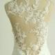 Very elegant ivory Fit and flare lace wedding dress,formal wedding dress
