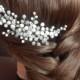 Wedding hair comb Bridal hair comb Bridal headpiece Wedding hair piece Pearl hair comb Pearl hair piece, hair jewelry