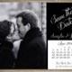 Save the Date Magnet or Postcard Wedding Announcement, Include your engagment photo, Black tie, Formal Invitation, Calendar, DIY, PDF