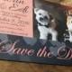 Save the Date Postcard Wedding Announcement, Include your Pet or Engagement Photo, Black Tie, Formal Invitation, DIY, PDF, Magnet