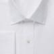 Brooks Brothers Brooks Brothers Milano Extra-Slim Fit Non-Iron White Solid French Cuff Dress Shirt