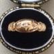Antique 15ct Edwardian Diamond Gypsy Ring