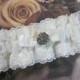 Ivory Tulle Lace Garter