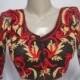Embroidery Blouse on net, designer sari blouse - fancy saree blouse  - Sari Top - For Women - party wear blosue, designer blouse