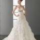 Gorgeous Mermaid Sweetheart Chapel Floral Pleats Wedding Dresses In Canada Wedding Dress Prices - dressosity.com