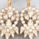 Bridal Earrings, Bridal Clear Crystal Earrings, Crystal Drop Earrings, Swarovski Crystal Earrings, Bridesmaids Earrings, Rose Gold Earrings