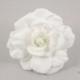 Real Touch Gardenia Hair Clip / Brooch / Corsage, Real Touch Gardenia Rose Fascinator in Natural Cream White