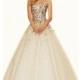 Strapless Long Ball Gown Style Prom Dress by Mori Lee - Discount Evening Dresses 