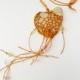 Butterscotch mY hEaRT bELoNGS tO YoU  Smooth Rustic Natural Heart Stone Necklace  Lace Jewelry HT6