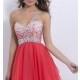 Short One Shoulder Party Dress by Blush - Brand Prom Dresses