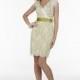 Christina Wu Occasions 22594 Short Sleeve Lace Bridesmaid Dress - Crazy Sale Bridal Dresses