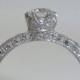 Edwardian Intricate & Graceful 0.85ct Diamond Ring in Platinum