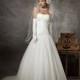 Designer Elfenbein Hochzeitskleid mit trägerlosen weichen Sweetheart Ausschnitt - Festliche Kleider 
