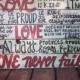 Wood Valentines Sign,Scripture Pallet Art,Love Never Fails Wood Pallet Sign, Scripture Wood Sign, Bible Verse, Love Never Fails