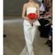 Carolina Herrera - Spring 2013 - Strapless Satin Sheath Wedding Dress with Peplum - Stunning Cheap Wedding Dresses