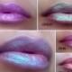FROSTALINE - Blue, Pink, Violet, Green, Orange Pearlescent Shimmery Lipstick - Natural - Gluten Free - Fresh - Handmade