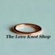 10kt rose gold wedding band, engagement ring, smooth round plain band, available in yellow and white too