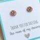 Mother of the Groom Gift from Bride - Thank you for Raising the Man of my Dreams - Mother of the Groom Gift - Druzy Earrings
