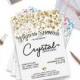 Bridal Shower Invitation Card, Confetti Glitters: Gold, Silver, Pink or Blue, 5x7" - Digital File, DIY Print
