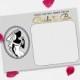 Bridal Shower Advice and Well Wishes Card, Bride Silhouette Silver & Gold, 7x5" - Digital File, DIY Print - Instant Download