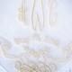 WEDDING HANDKERCHIEF, Bride & Groom, Mother of Bride/Groom, Bridesmaid, Gift, Embroidered, Cutwork Design, Scallop Lace Edge 12x12