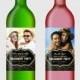 Custom Photo Wine Bottle Label for Engagement, Rehersal Dinner, Wedding or other Party - Printable PDF