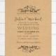 Rustic Wedding Invite – Tendrils Printable Wedding Invitation Suite