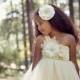 Champagne tutu dress- Ivory Flower Girl Dress - Ivory Tutu Dress - Mini Bridesmaid