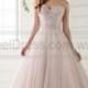 Essense of Australia Strapless Fit And Flare Wedding Dress With Silver Beading Style D2272