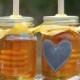 Mini Mason Jar Cup Mug Honey Jar with Birch Dipper, Wedding Mason Jar, Party Favor, Bridal Shower, Christmas Gift, Stocking Stuffer