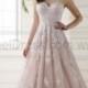 Essense of Australia Soft And Romantic Tulle A-line Wedding Dress With Lace Detail Style D2218