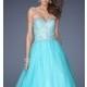 2014 Cheap Strapless Tulle Gown by La Femme 19940 Dress - Cheap Discount Evening Gowns