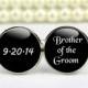Brother Of The Groom, Brother Of The Bride, Personalized Cufflinks, Custom Wedding Cufflinks, Groom Cufflinks, Brother Cufflinks, Tie Clips