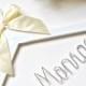 Custom Bridal Wedding Hanger - With The Brides Future Last Name - Fast Shipping