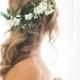 Gallery: Rustic Half Flower Crown For The Bride Via Veronica Lola Photography