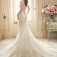 Elegant Lace Appliques Shoulder Straps Mermaid Wedding Dress