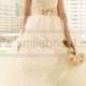 White By Vera Wang Ball Gown With Corded Lace Bodice And Tulle Skirt Style VW351065